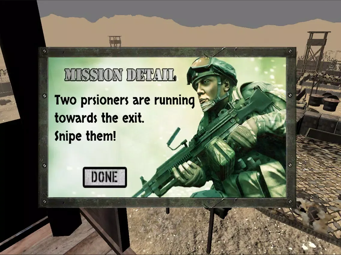 Zrzuty ekranu Prison Break Sniper Shooter - Police Guard Duty 3D iPad 