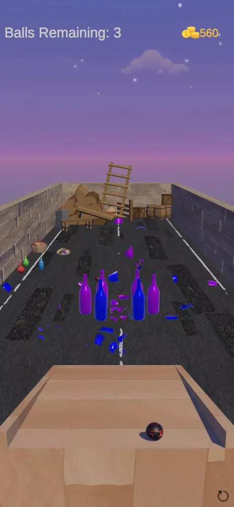 Zrzuty ekranu Bottle Smash Mania 3D