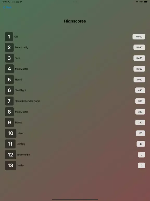 Fallin Bubbles iPad 应用截图