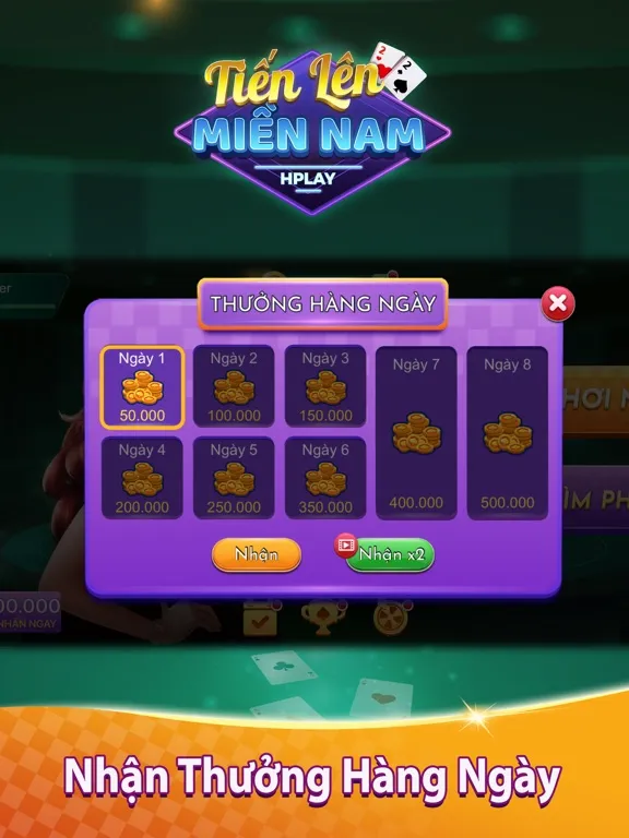 Zrzuty ekranu Tiến Lên Miền Nam HPlay iPad 