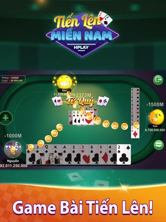 Zrzuty ekranu Tiến Lên Miền Nam HPlay iPad 