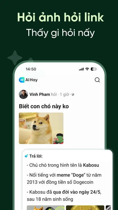 Screenshot di AI Hay - Hỏi đáp cùng AI