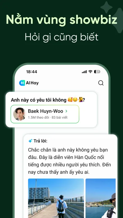 Screenshot di AI Hay - Hỏi đáp cùng AI