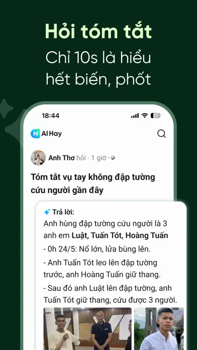 Screenshot di AI Hay - Hỏi đáp cùng AI