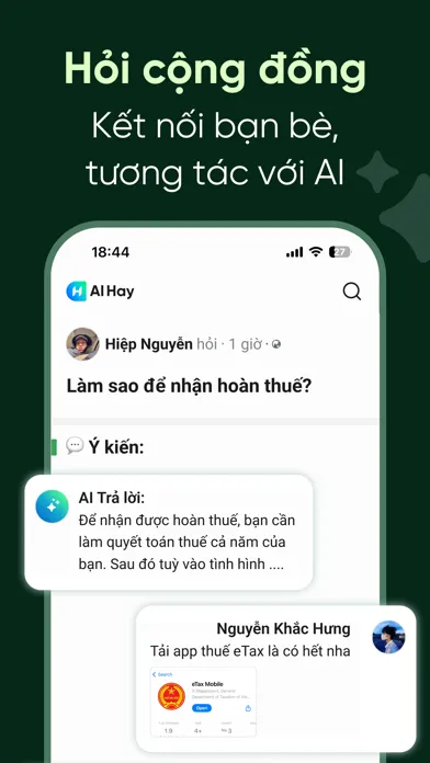 Screenshot di AI Hay - Hỏi đáp cùng AI