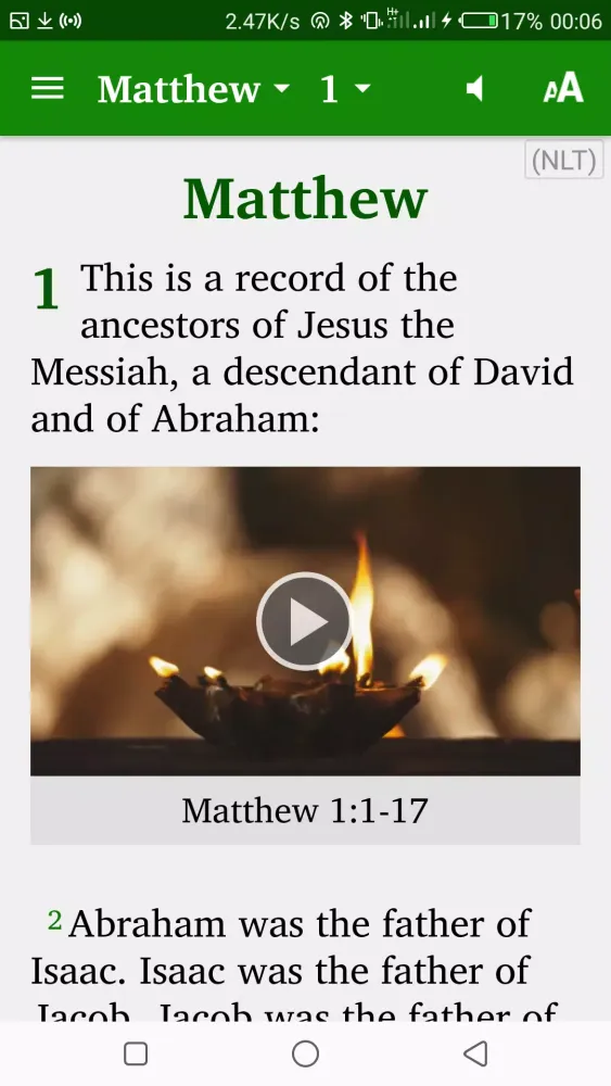 Ảnh chụp màn hình của Haya Audio Bible