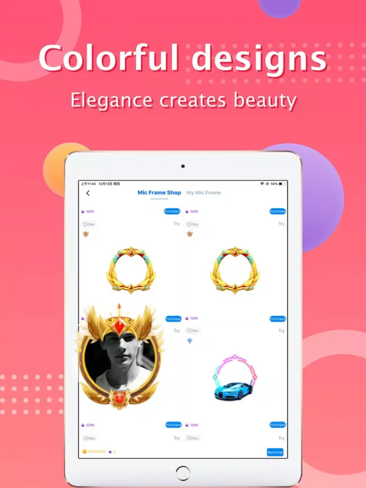 Haya-Voice & Live Chat iPad  স্ক্রিনশট