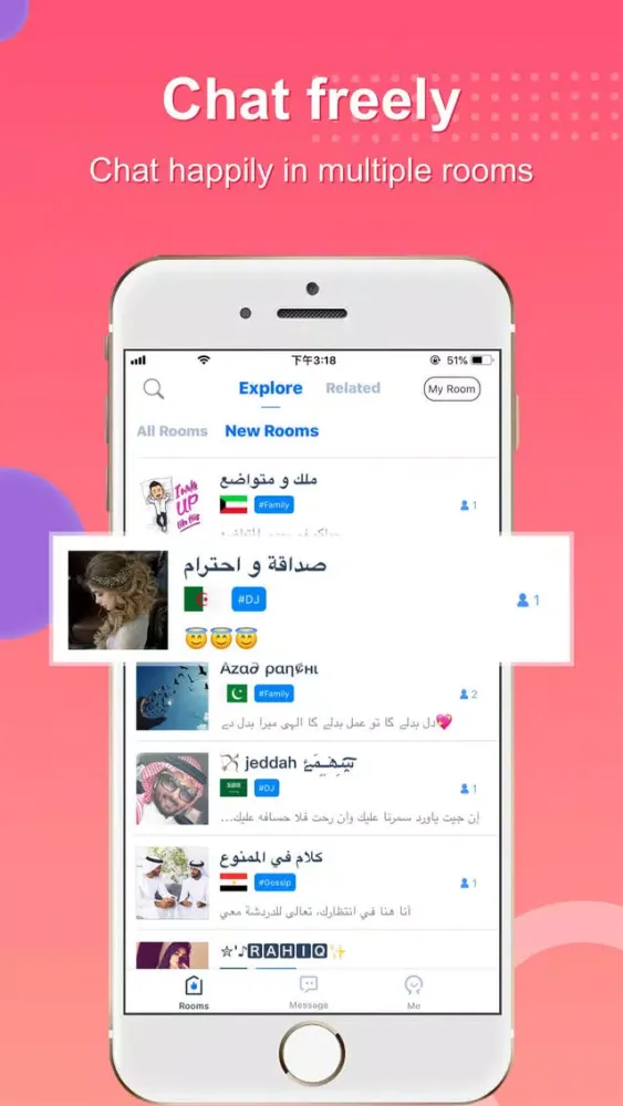 Haya-Voice & Live Chat স্ক্রিনশট