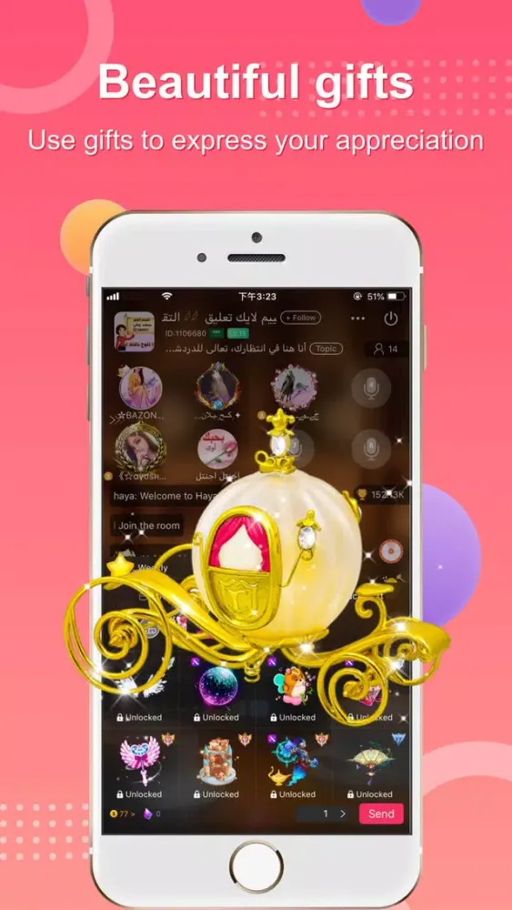 Haya-Voice & Live Chat স্ক্রিনশট
