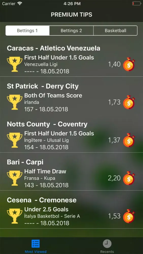 Betting Tips Premium - Daily স্ক্রিনশট
