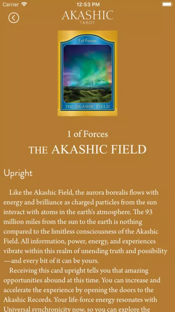 Скриншоты Akashic Tarot