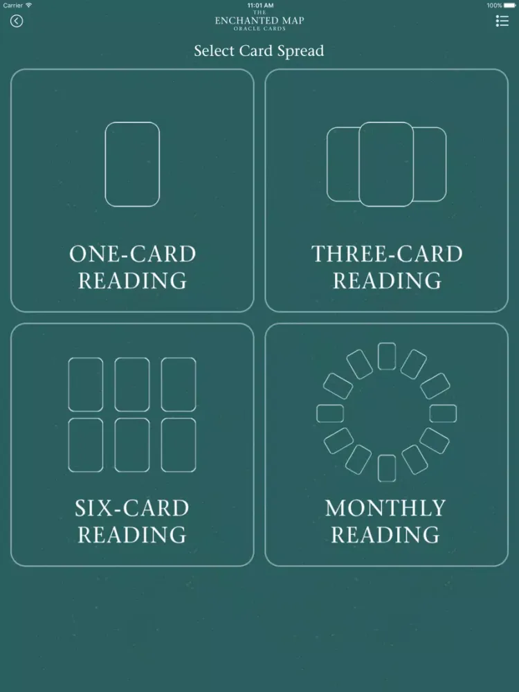 Enchanted Map Oracle Cards iPad  স্ক্রিনশট