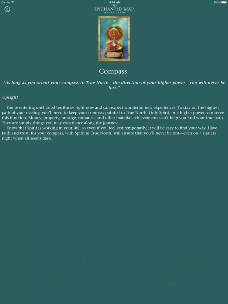 Enchanted Map Oracle Cards iPad  স্ক্রিনশট
