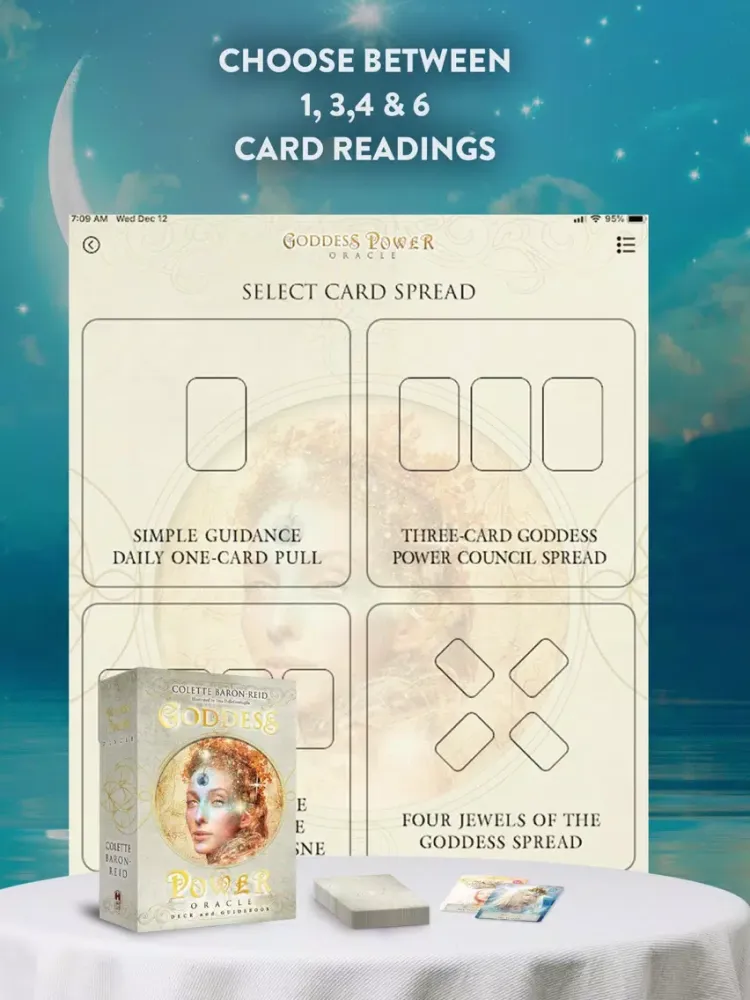 Capturas de pantalla de Goddess Power Oracle iPad 