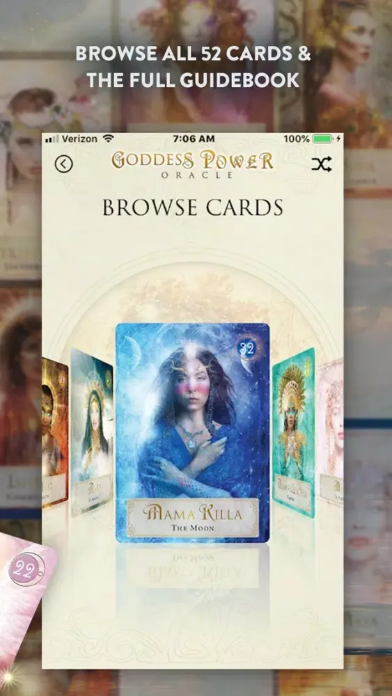 Capturas de pantalla de Goddess Power Oracle