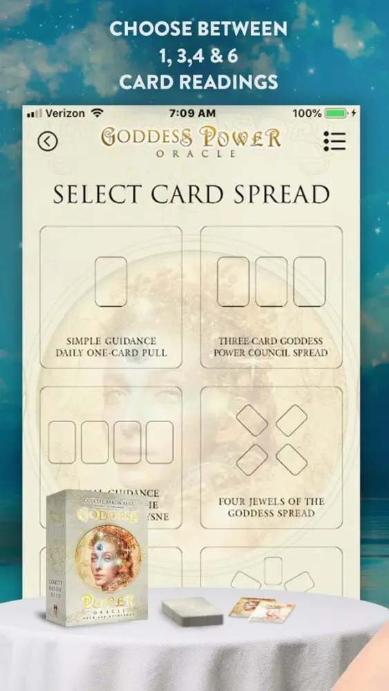 Capturas de pantalla de Goddess Power Oracle