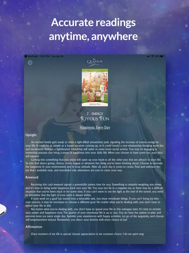 Zrzuty ekranu The Quantum Oracle iPad 