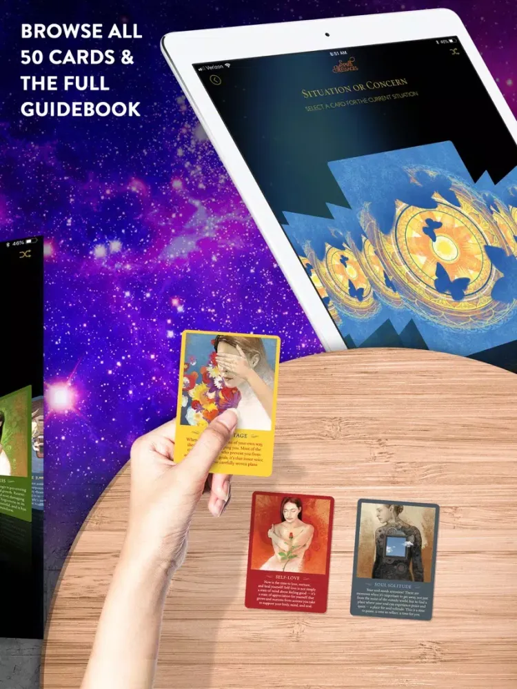 Spirit Messages Daily Guidance iPad  سکرین شاٹس