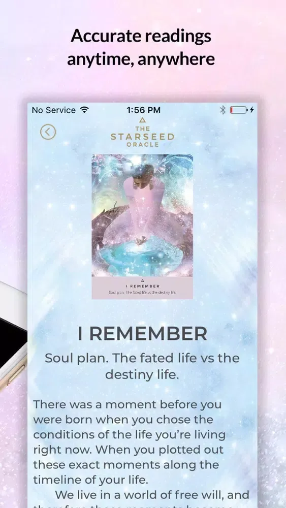 Tangkapan layar The Starseed Oracle