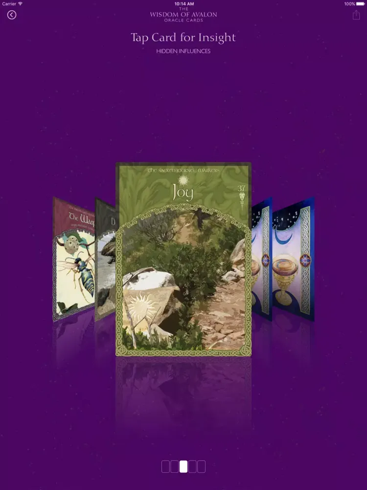 Capturas de pantalla de The Wisdom of Avalon iPad 