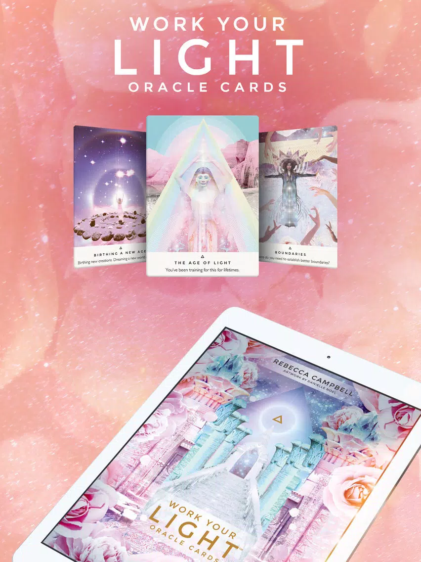 Zrzuty ekranu Work Your Light Oracle Cards iPad 