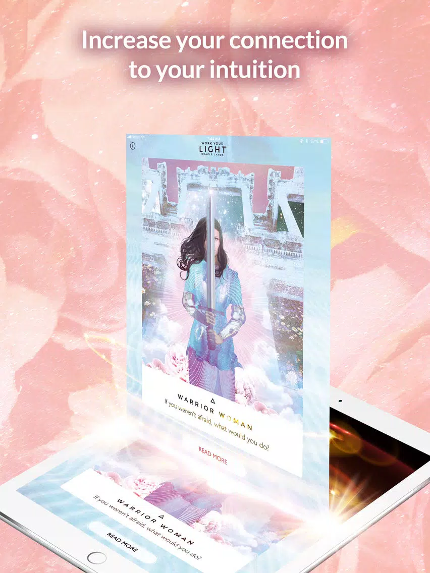 Zrzuty ekranu Work Your Light Oracle Cards iPad 