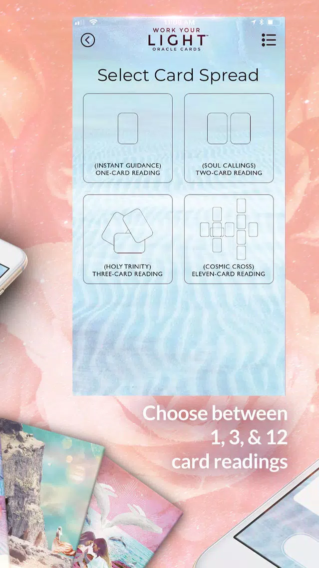 Zrzuty ekranu Work Your Light Oracle Cards