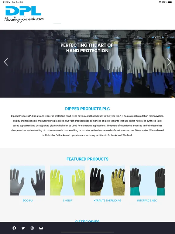 Capturas de tela do DPL Gloves iPad 