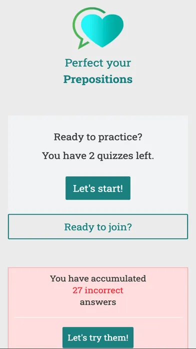 Perfect your Prepositions Screenshots
