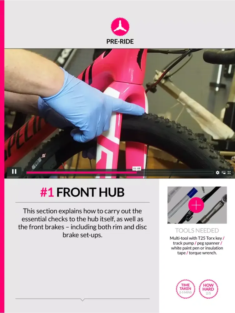 Tangkapan layar Bike Repair Guide iPad 
