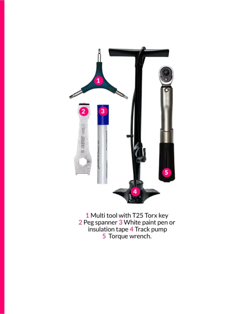 Tangkapan layar Bike Repair Guide iPad 