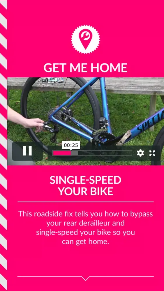 Tangkapan layar Bike Repair Guide