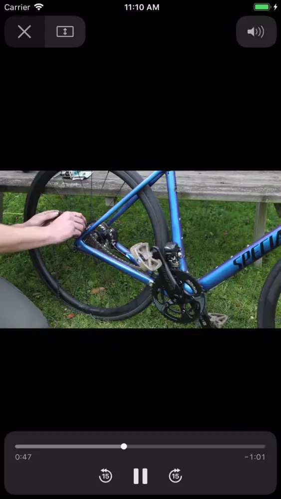 Tangkapan layar Bike Repair Guide