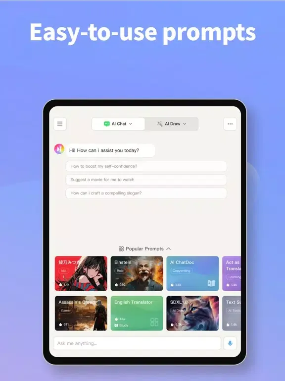 Hayo AI iPad  स्क्रीनशॉट