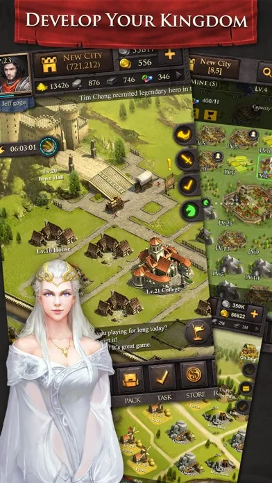 Capturas de tela do Haypi Kingdom: The Return of the King