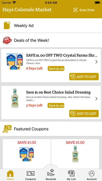 Ảnh chụp màn hình của Hays Colorado Market