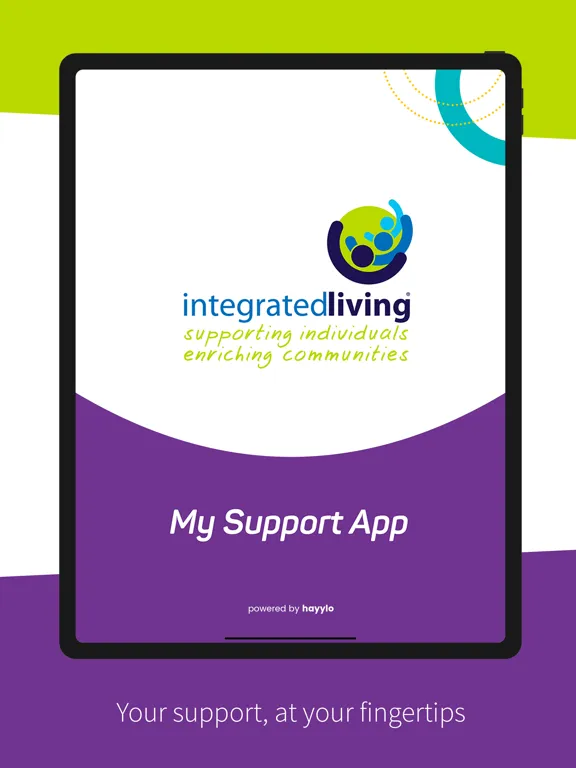 Tangkapan skrin My Support App iPad 