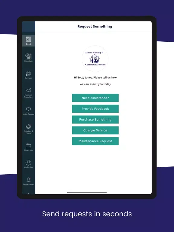 Allcare Nursing iPad  스크린샷