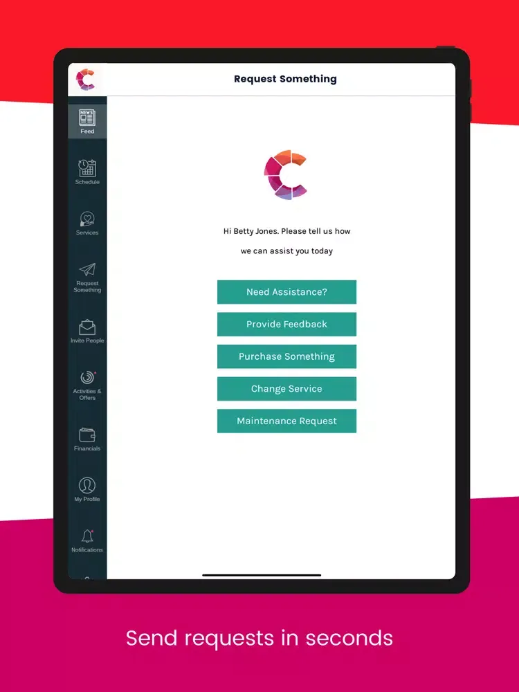 Chorus iPad  स्क्रीनशॉट