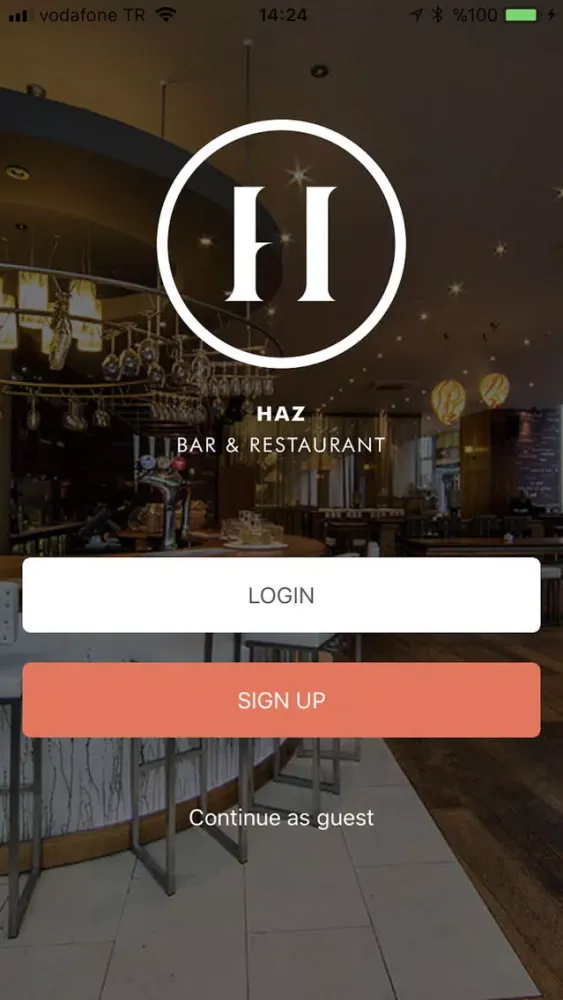 Capturas de pantalla de Haz Restaurant Mobile App