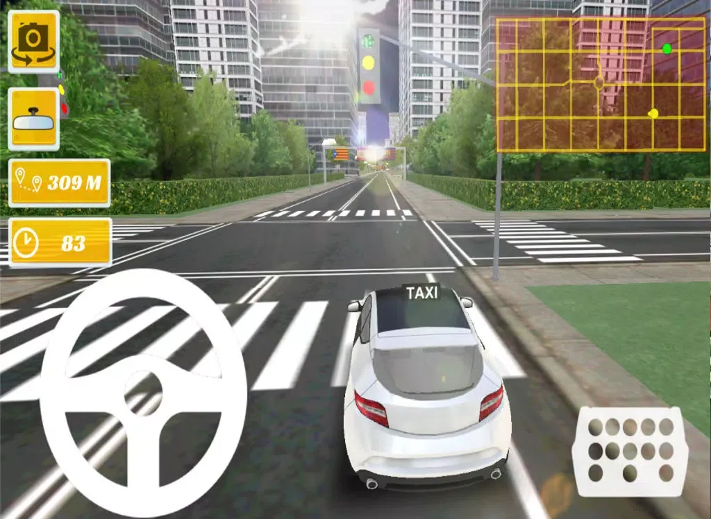 Tangkapan layar Taxi Driver - Spain Barcelona City 3D iPad 