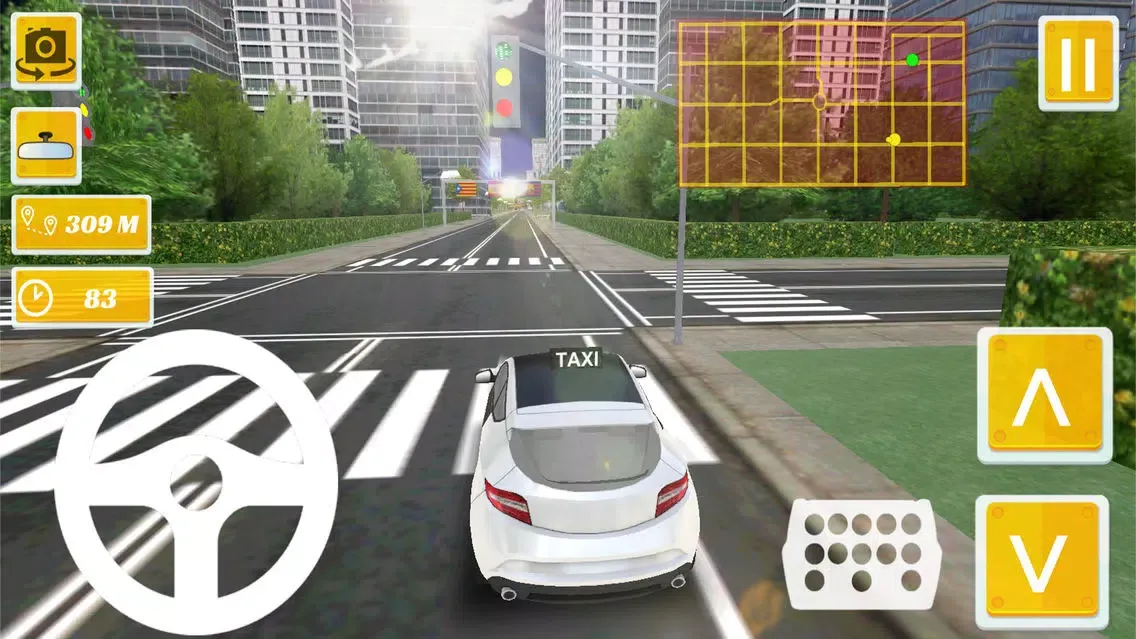 Tangkapan layar Taxi Driver - Spain Barcelona City 3D