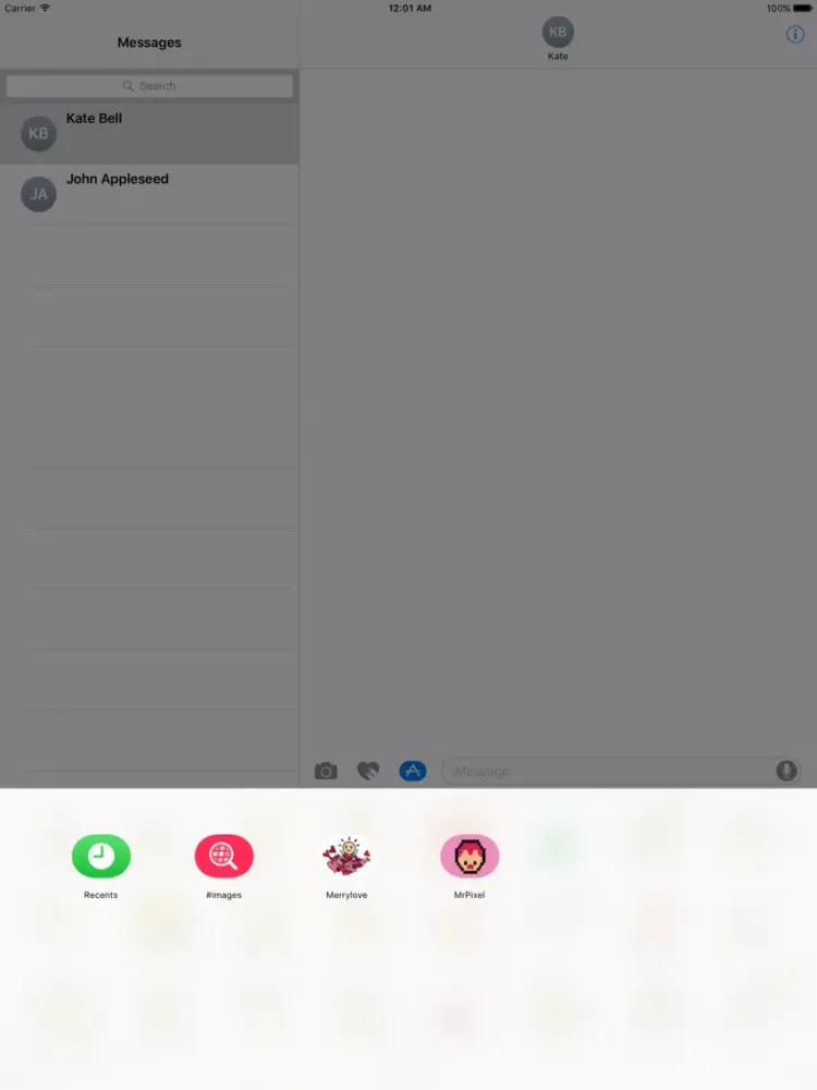 Ảnh chụp màn hình của Mr.Pixel Sticker Pack iPad 