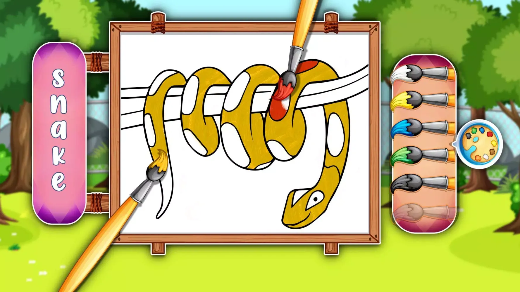 Capturas de pantalla de Cute Animal Coloring Book
