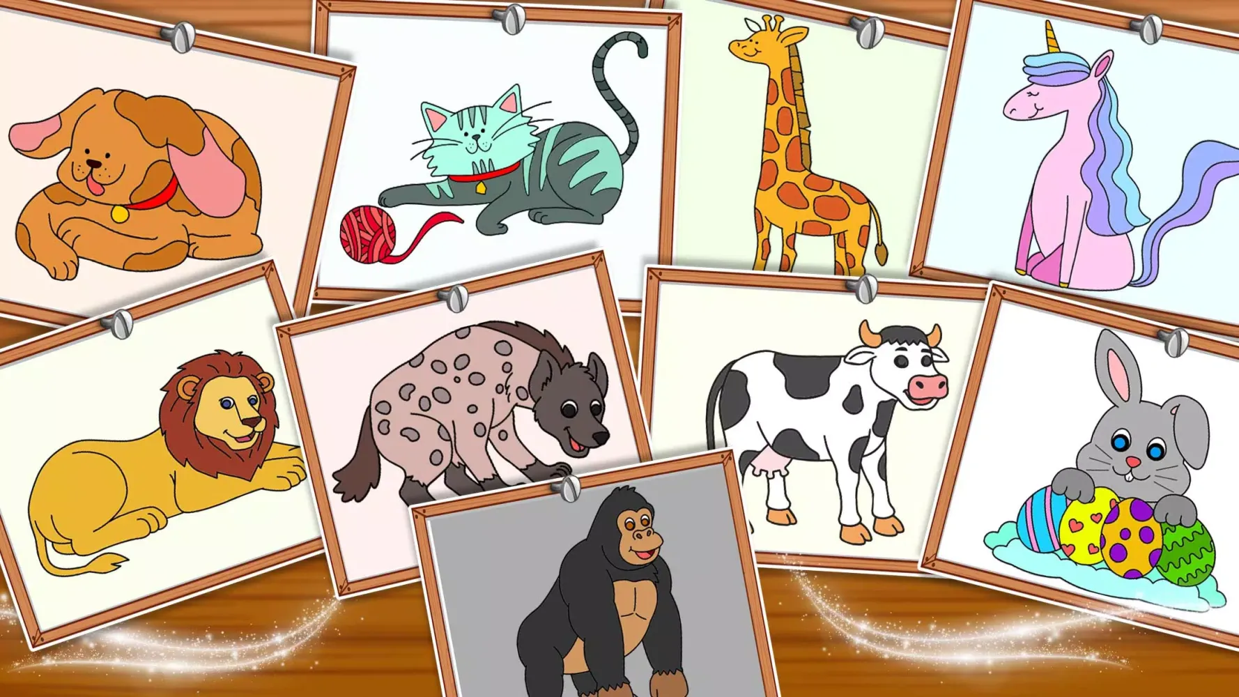 Capturas de pantalla de Cute Animal Coloring Book