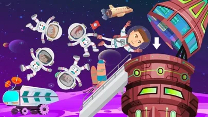 Capturas de tela do Pretend Play Space Town