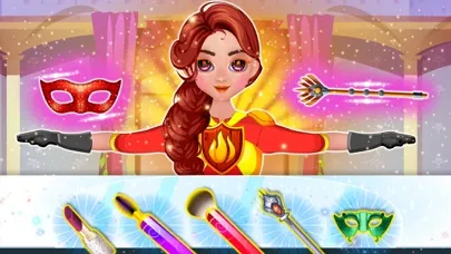Captures d'écran de Superhero Girl DIY Makeup Game