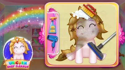 Tangkapan layar Unicorn Shop Cleanup