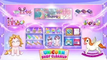 Tangkapan layar Unicorn Shop Cleanup
