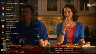 Tangkapan layar Multiposte pour Freebox TV